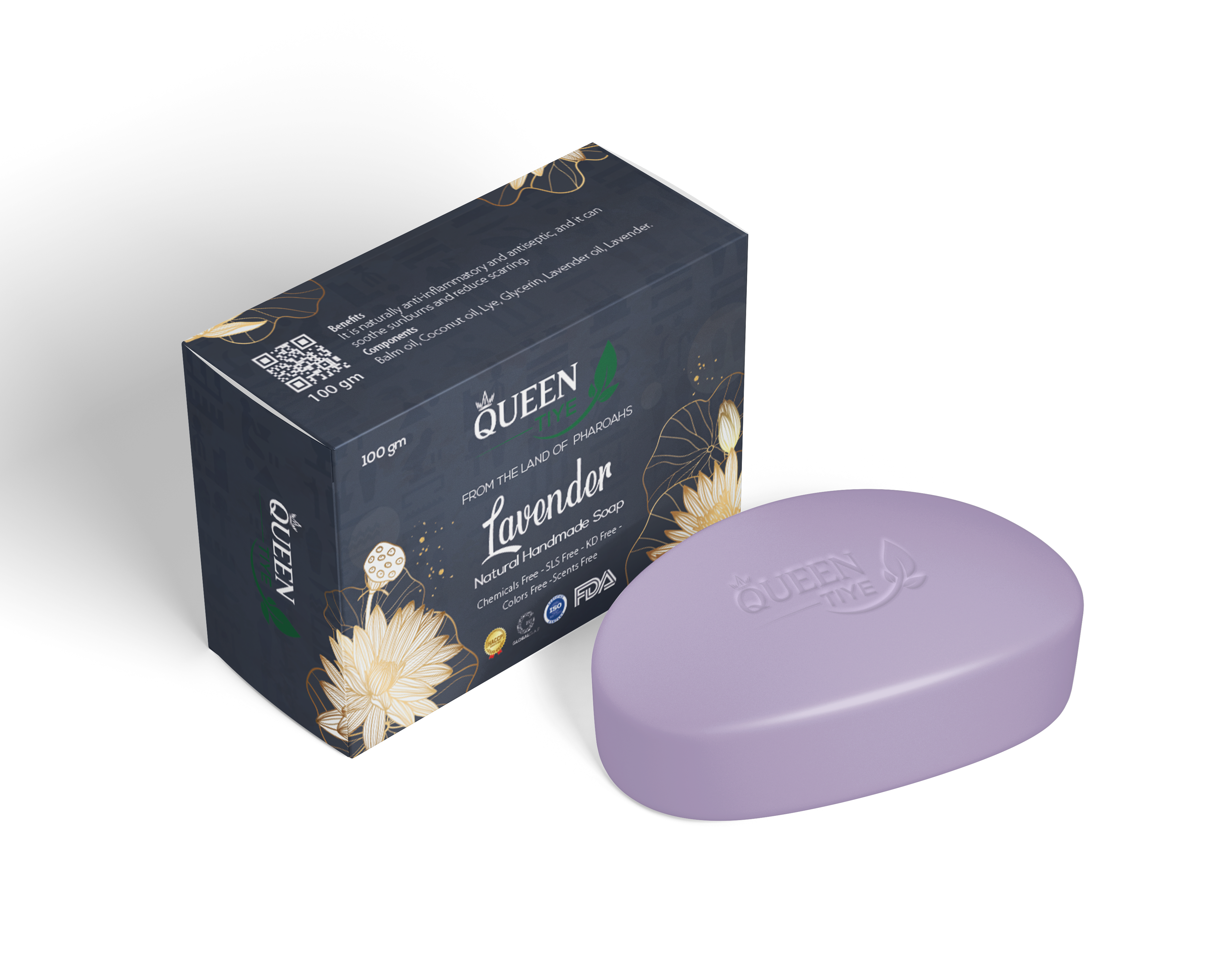 Lavender Flower Herbal Soap