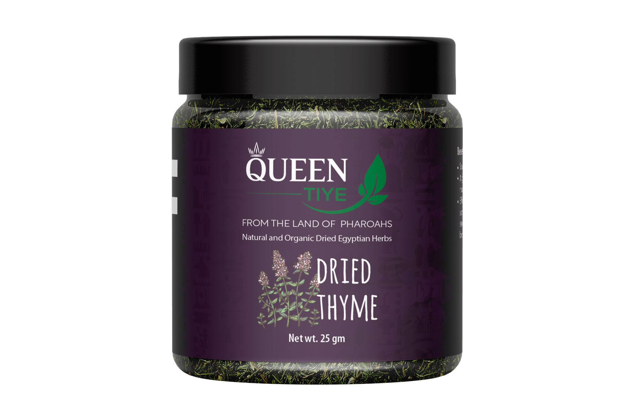 Organic Thyme  Dried Herbs Jar (wholesale) 25 gm